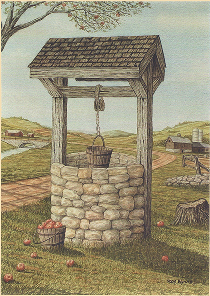 Stone Wishing Well